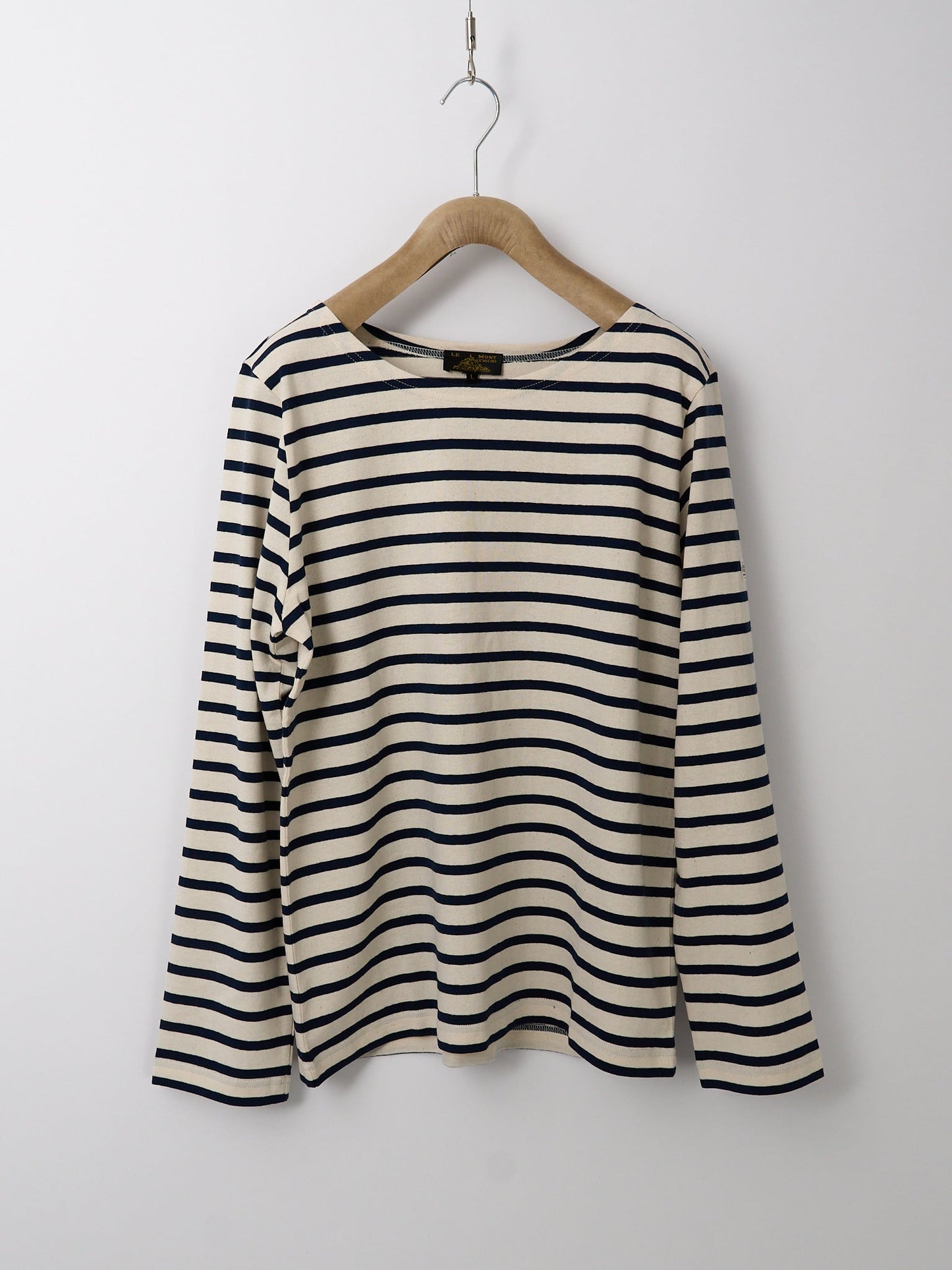 Tilda Long-Sleeved Breton Top - Ecru / Navy