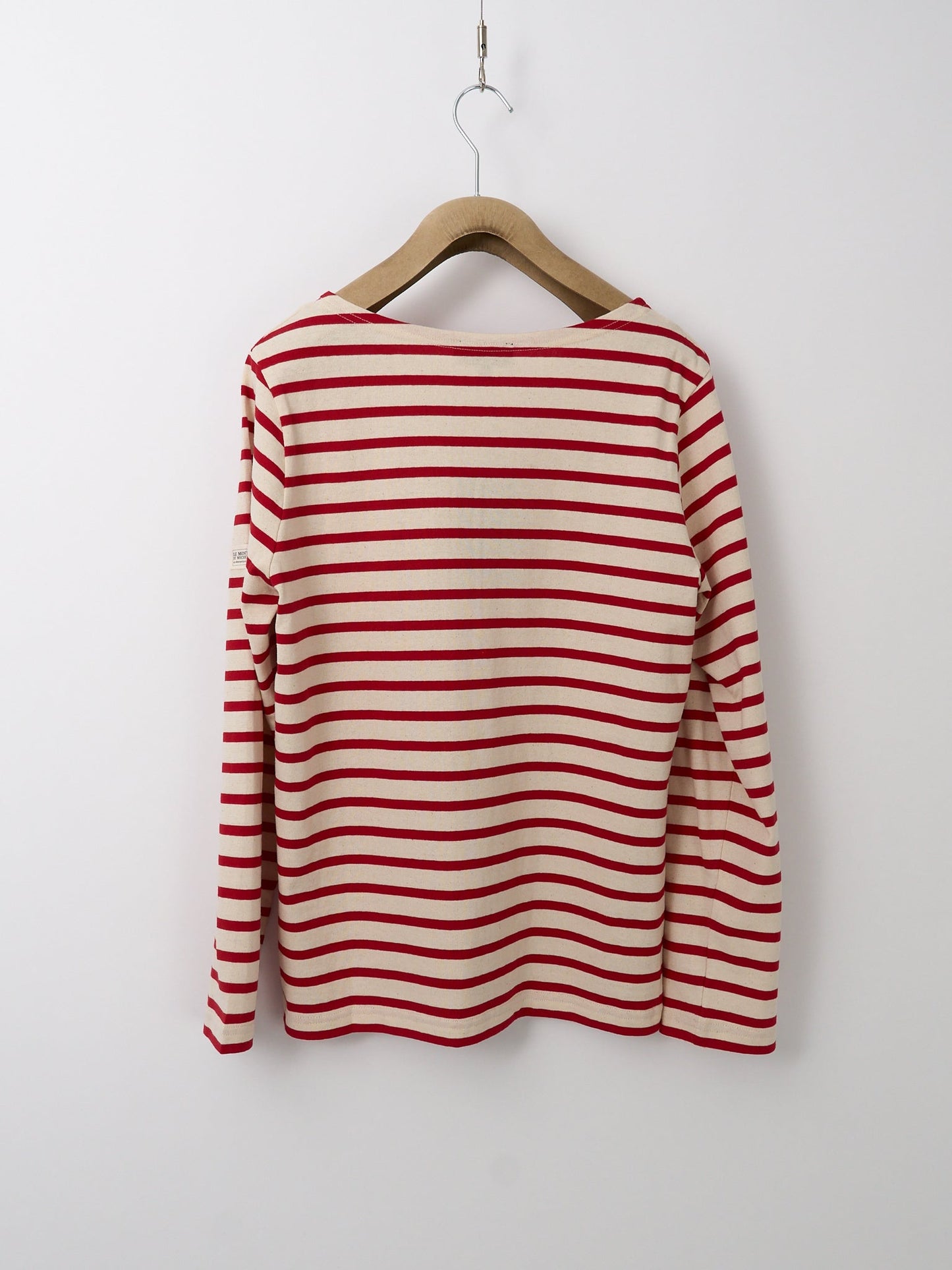 Tilda Long-Sleeved Breton Top - Ecru / Red