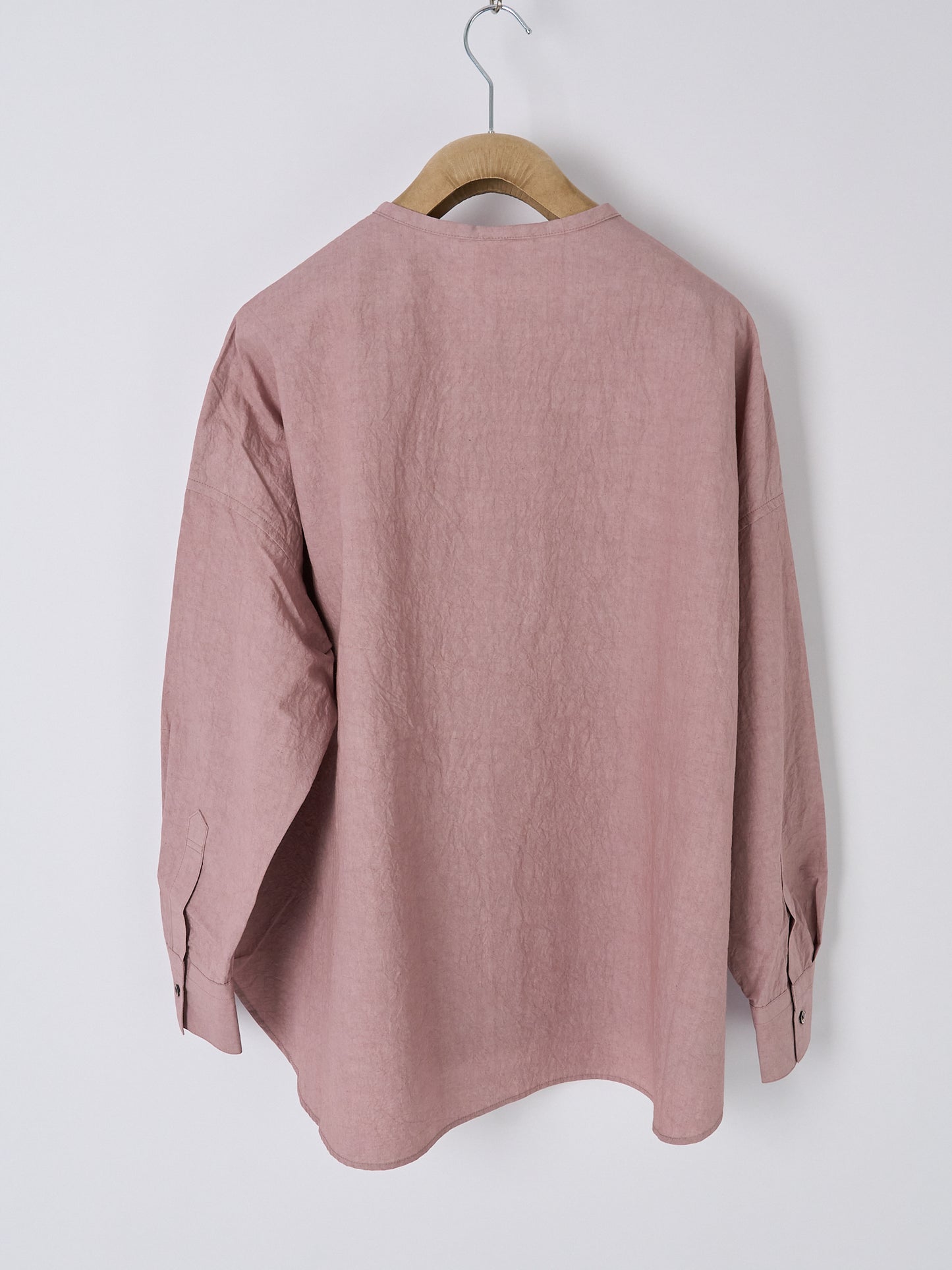 Double-Pocket Wide Shirt – Pink