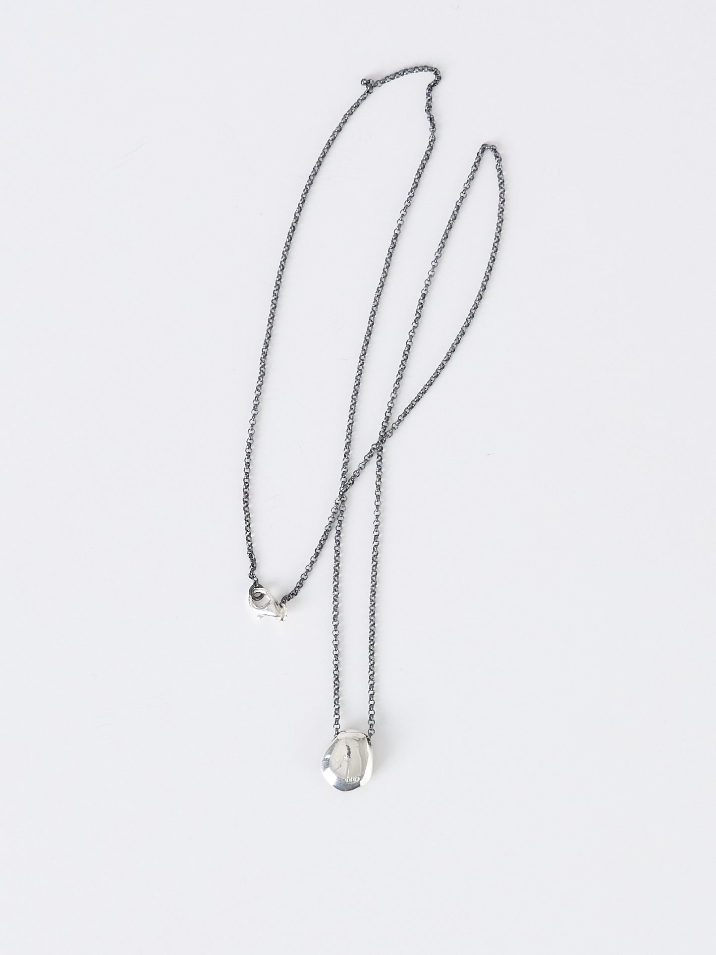 Rosa Maria Necklace – Icy Grey Diamonds & Smoky Quartz (Fine)