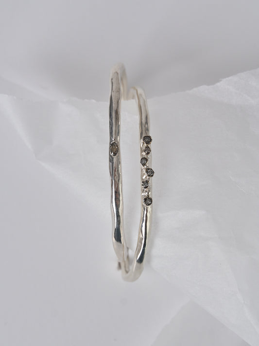 Rosa Maria Seiko Silver Brown Diamond Bracelet (1P)
