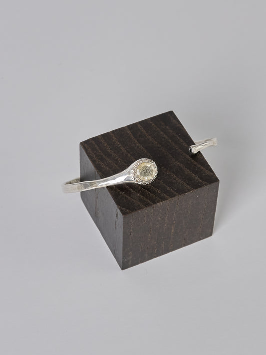 Rosa Maria Tove Gold Rutile Quartz Bracelet