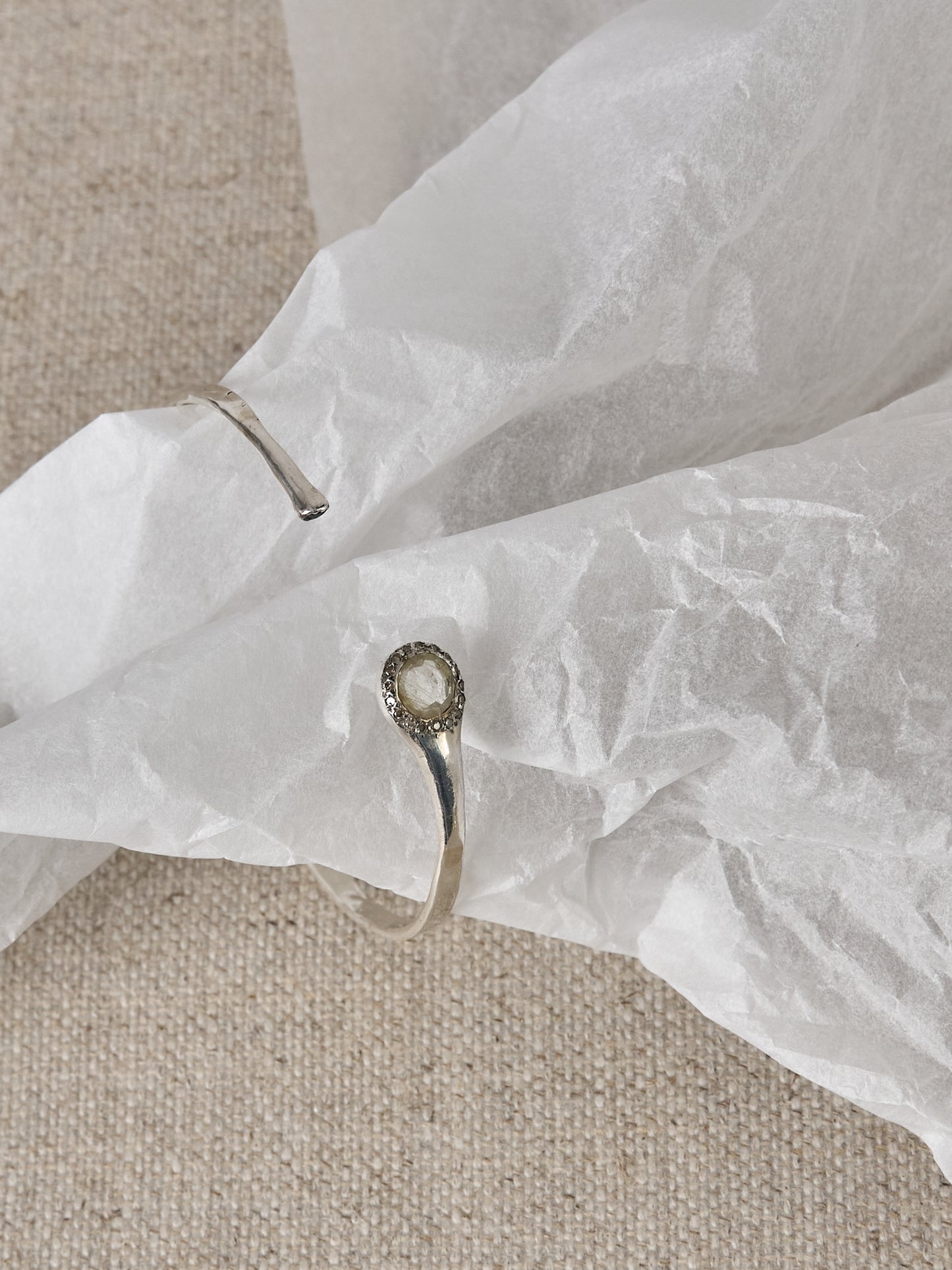 Rosa Maria Tove Gold Rutile Quartz Bracelet