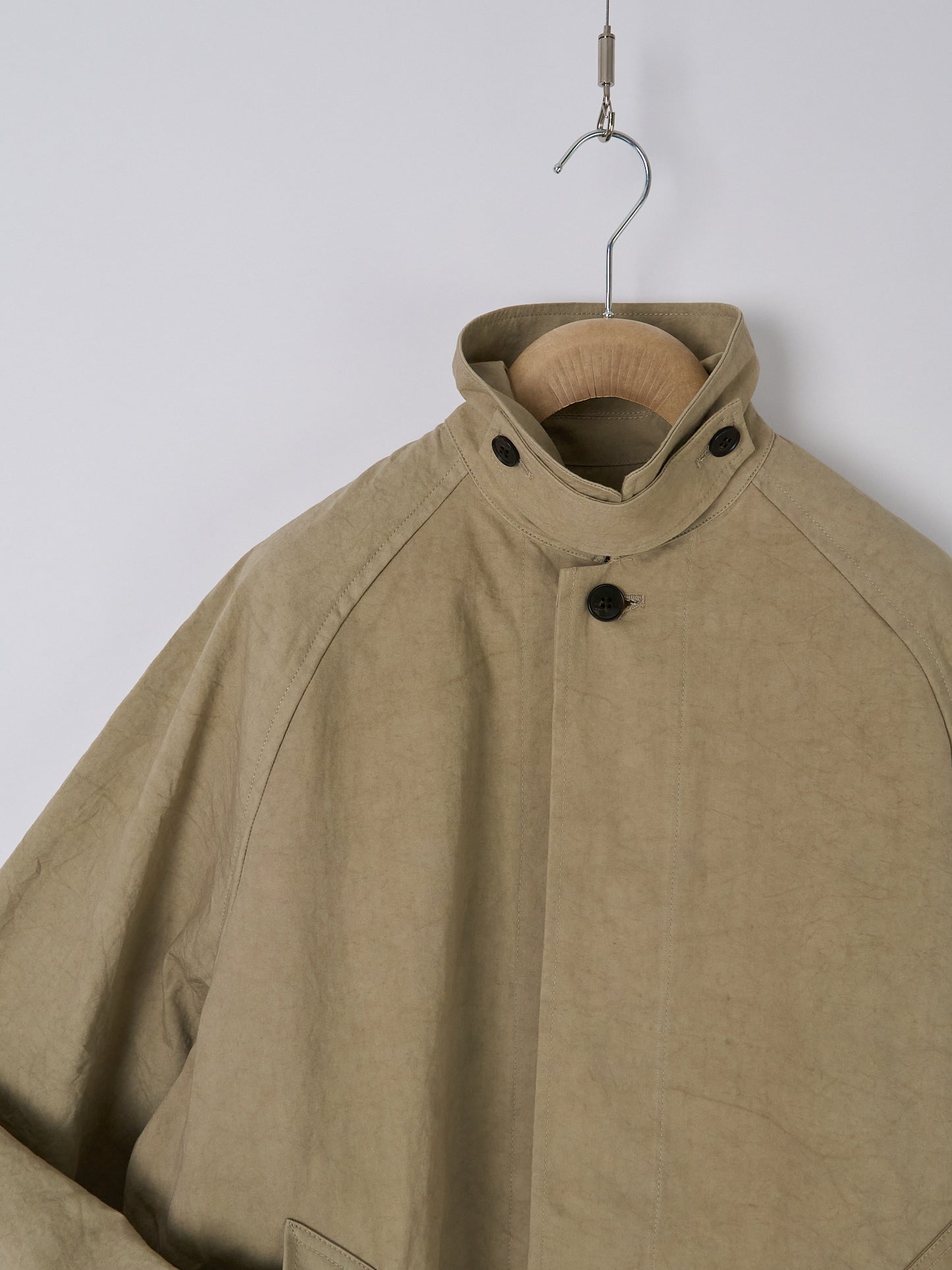 Cotton Short Coat - Beige