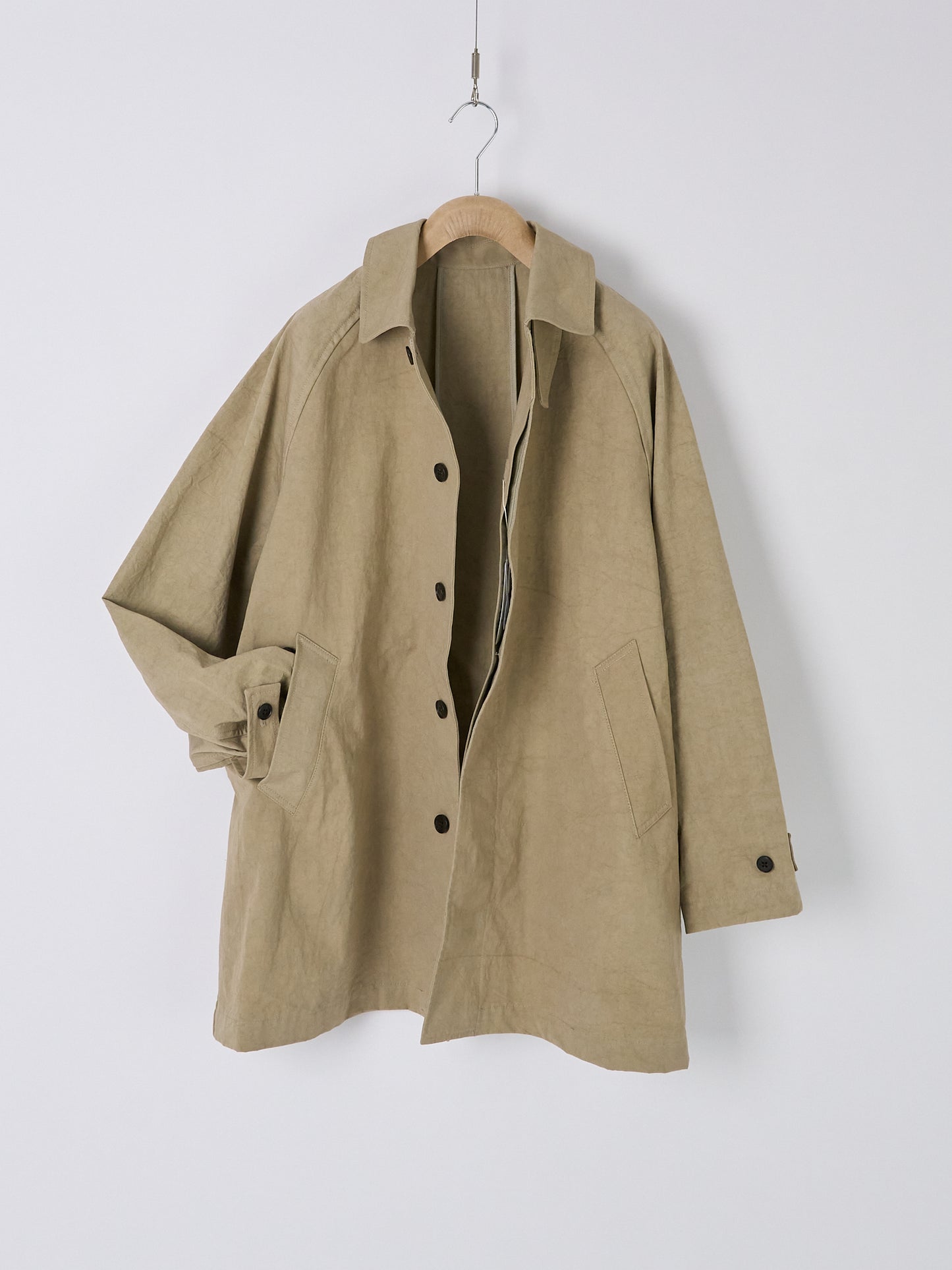 Cotton Short Coat - Beige