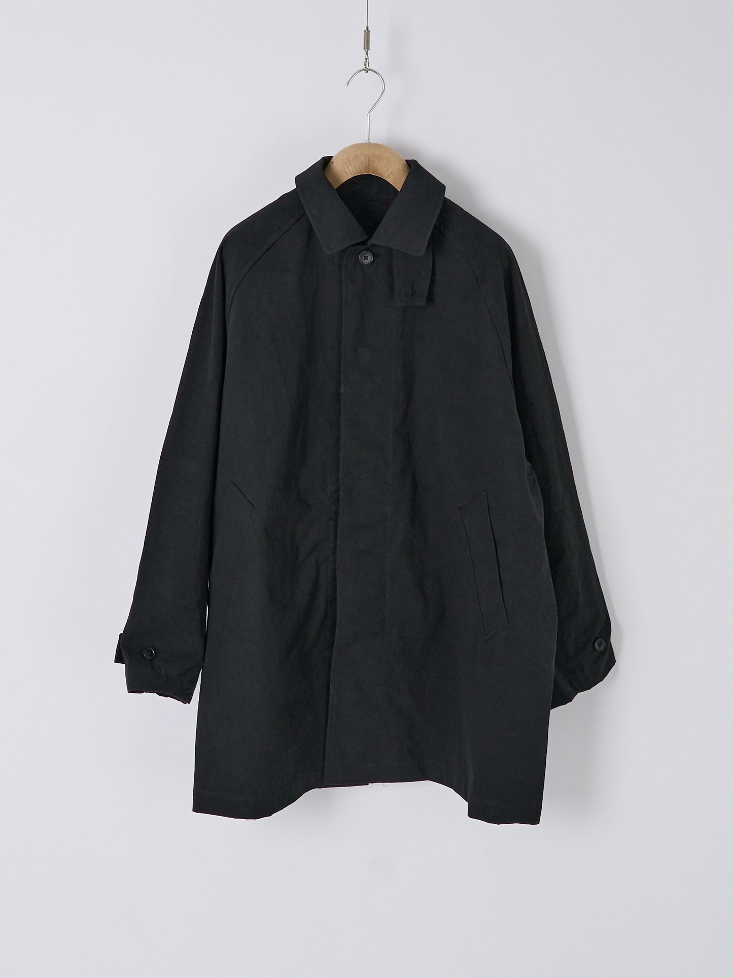 Cotton Short Coat - Black