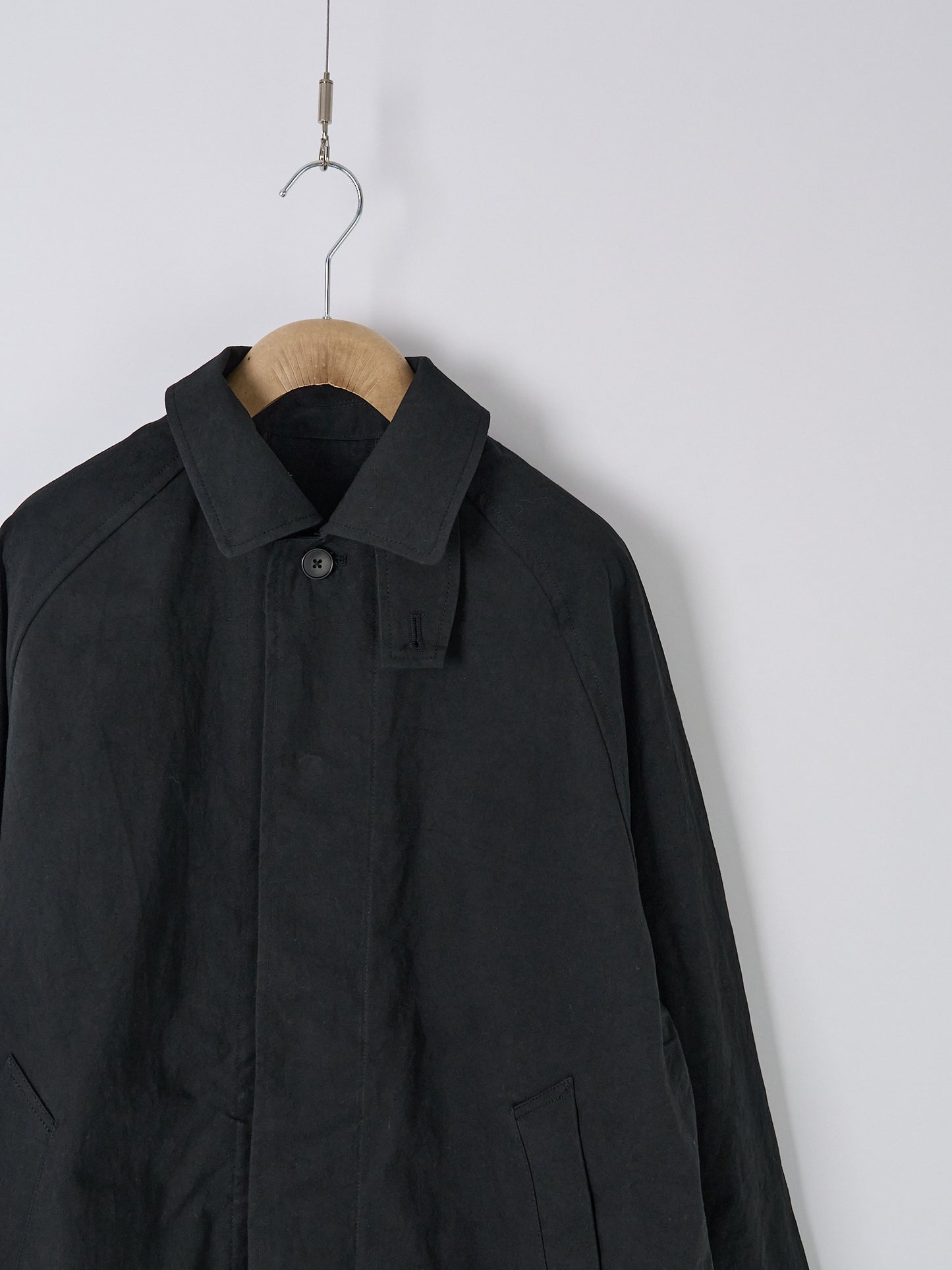 Cotton Short Coat - Black