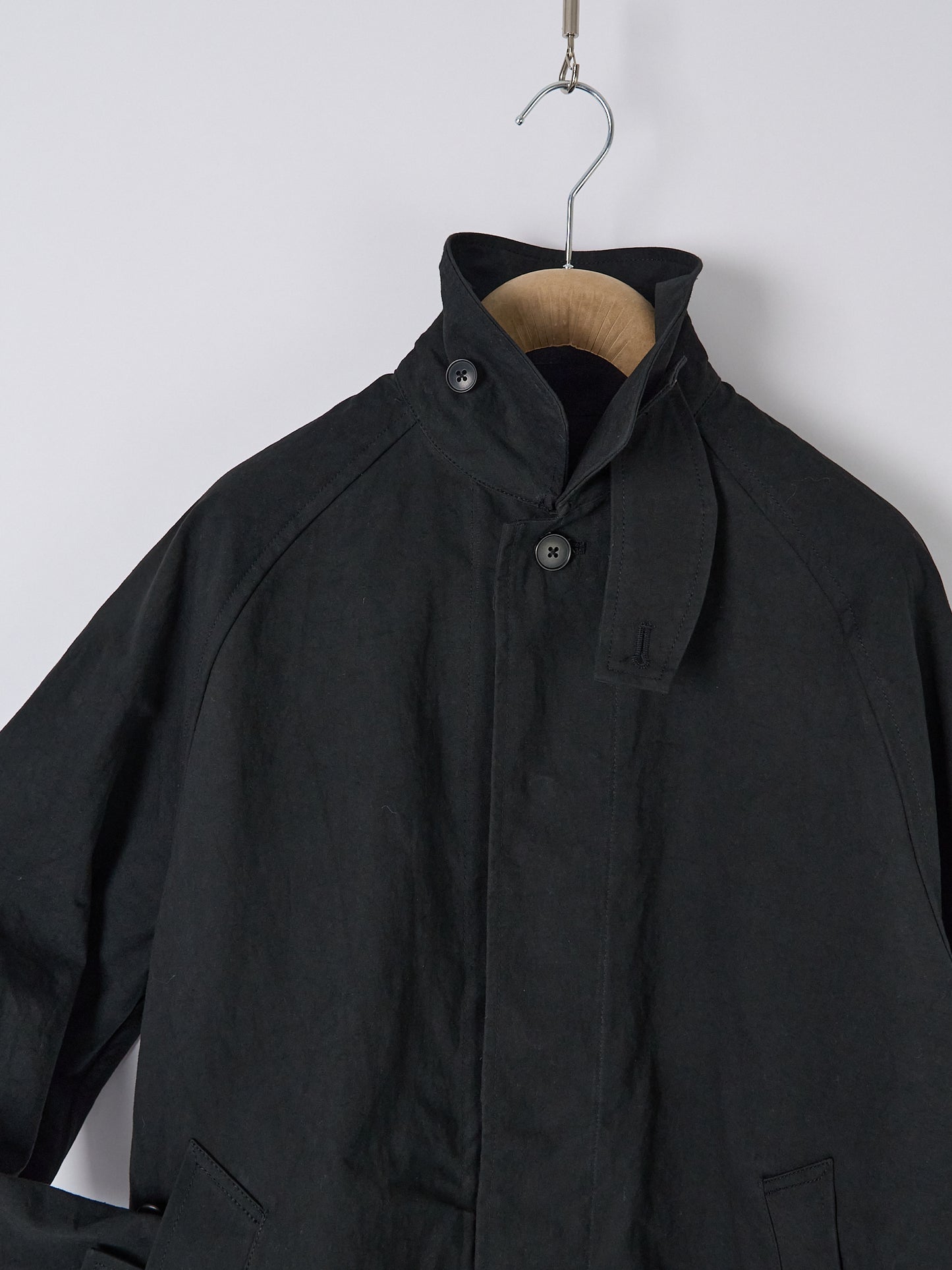 Cotton Short Coat - Black