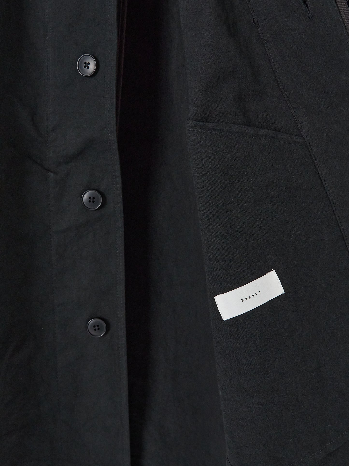 Cotton Short Coat - Black