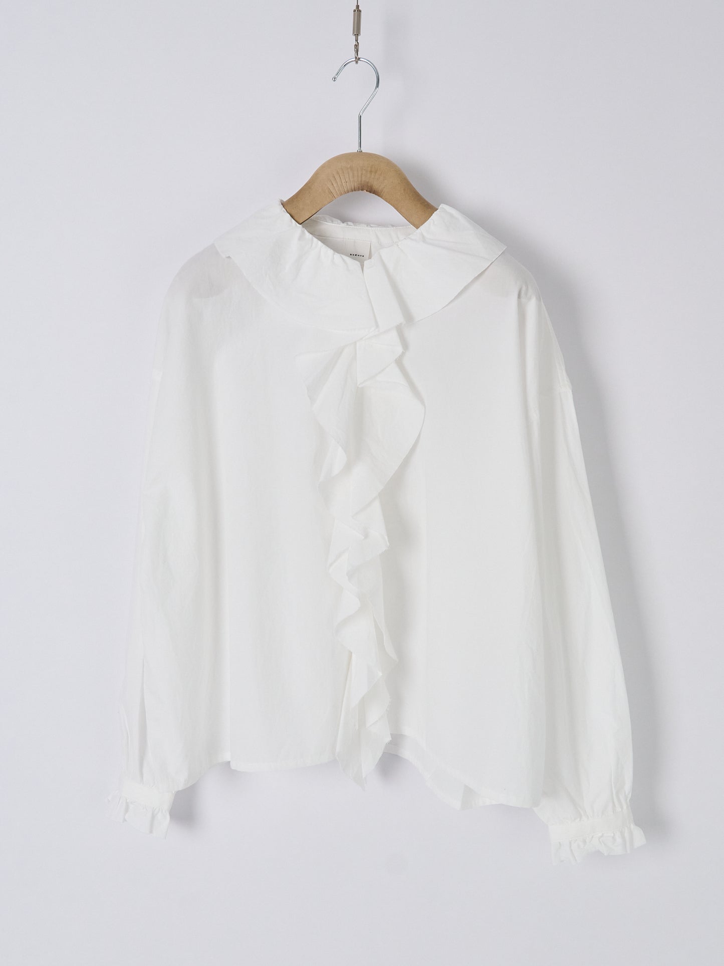 Frill Collar Shirt - Off-White