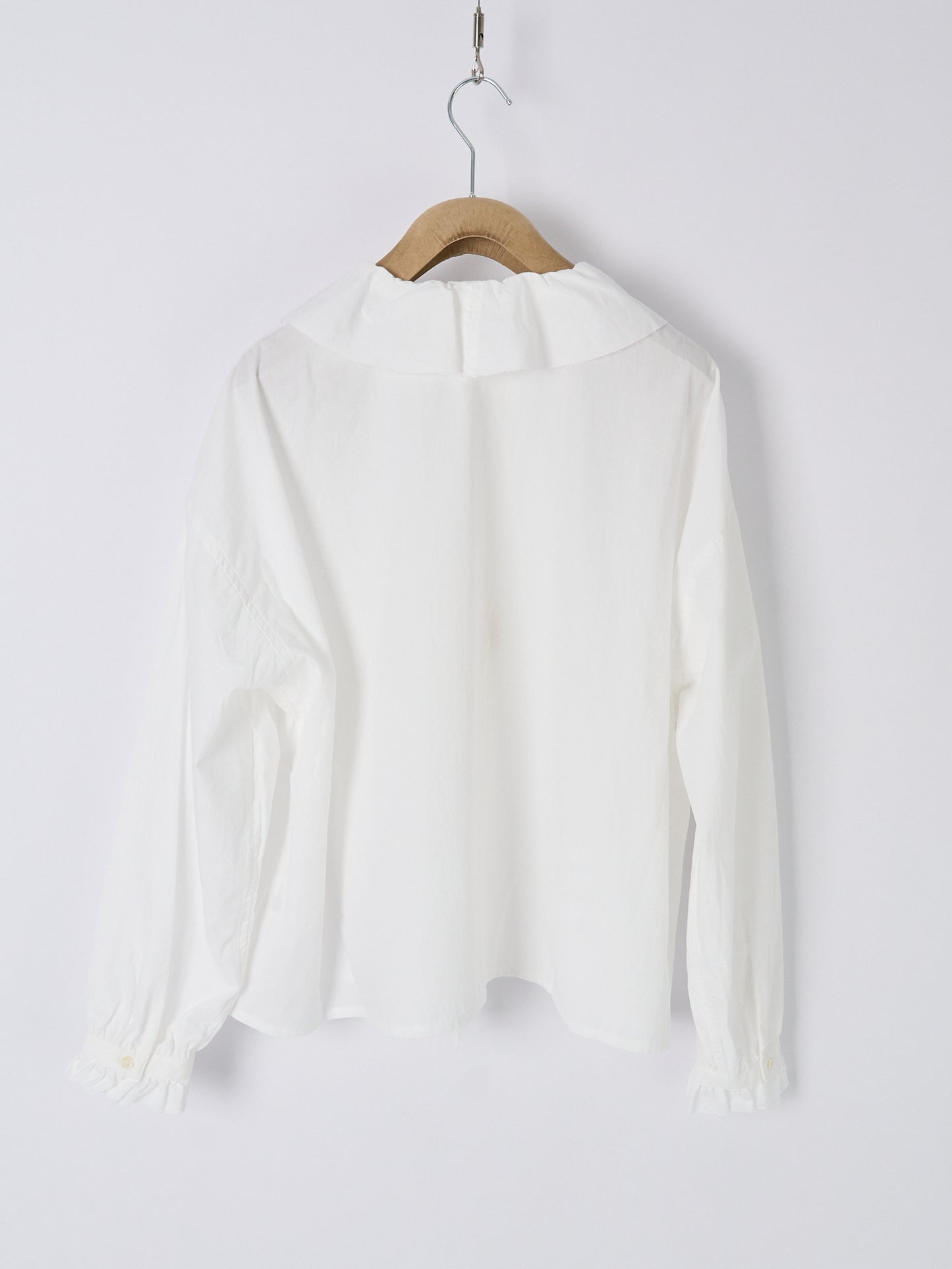 Frill Collar Shirt - Off-White