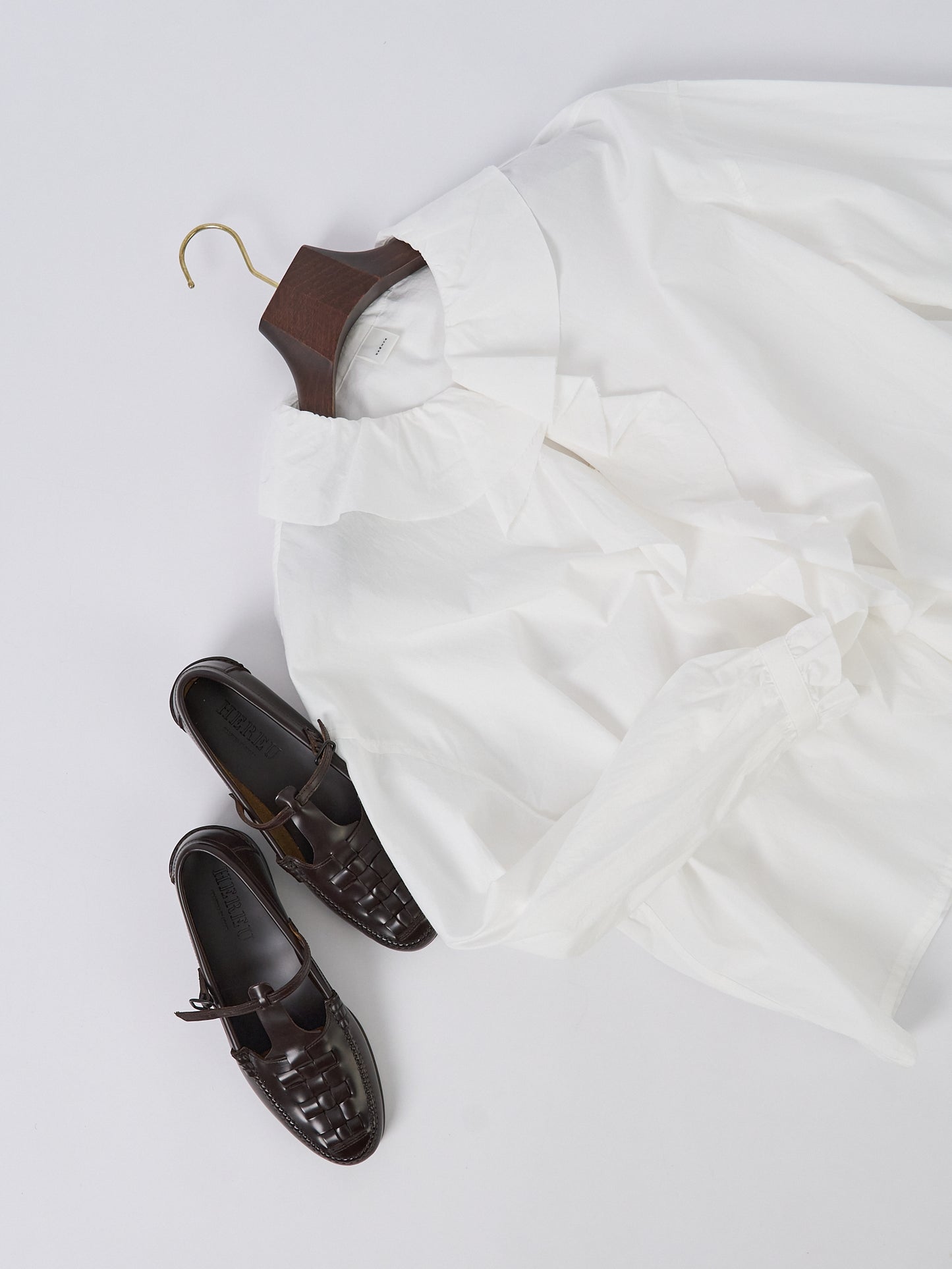 Frill Collar Shirt - Off-White