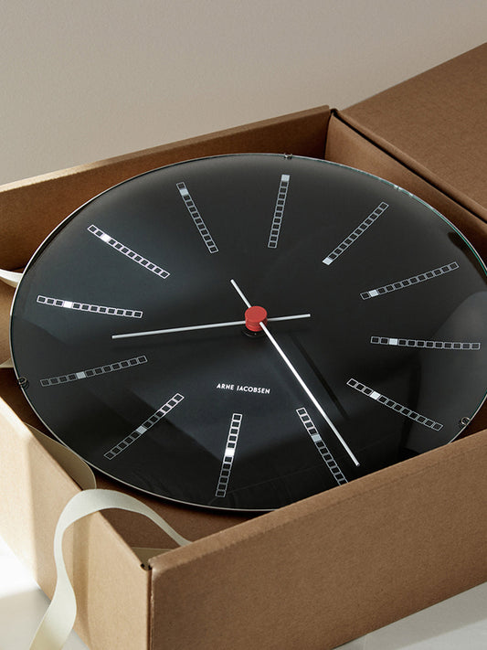 Bankers Wall Clock Black