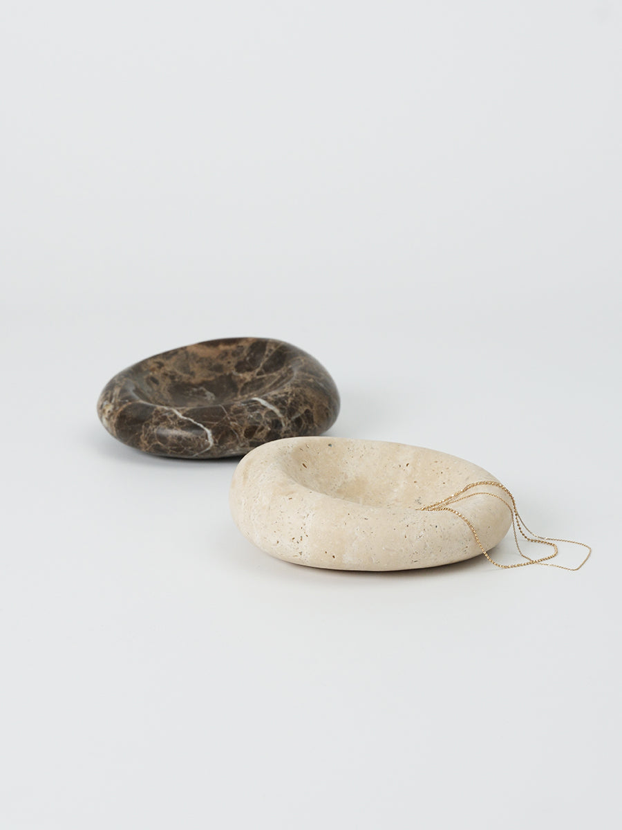 Studio Arneis Marble Vessel - Brown