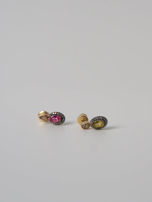 N° 922 Earrings Ruthenium