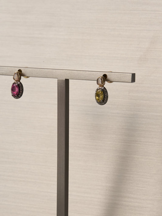 N° 922 Earrings Ruthenium