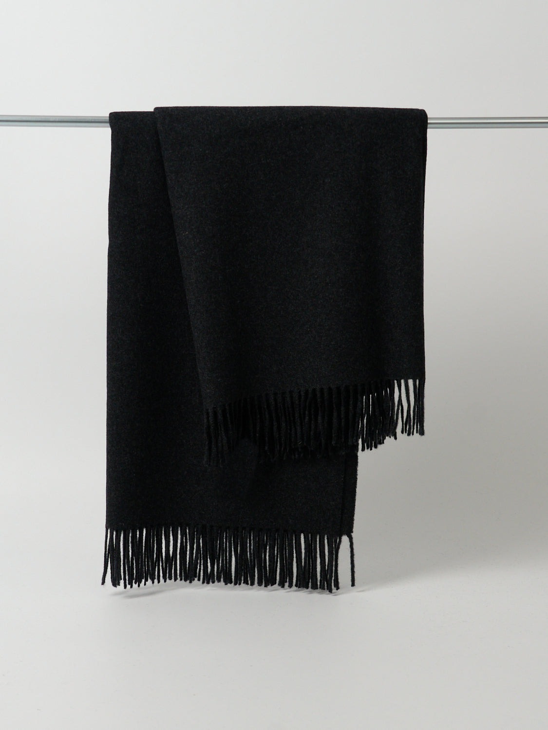 Cashmere Lambswool Blanket 130 × 180 cm Graphite