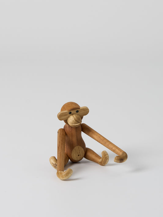 Monkey mini Walnut H10cm
