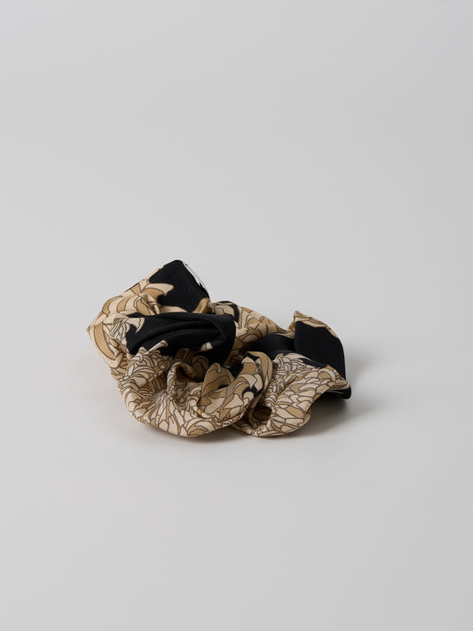 Silk Scrunchie - Black