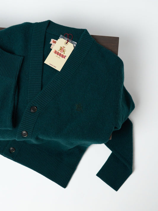 Baracuta Cashmere Cardigan - Racing green