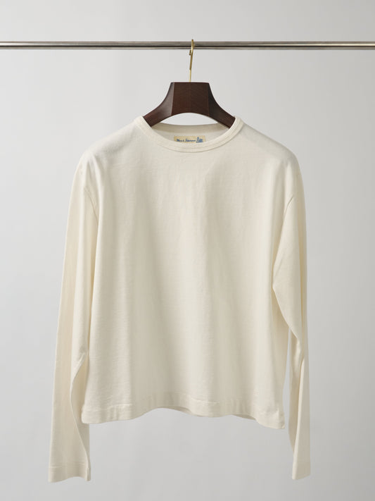 Long Sleeve – Organic Cotton & Hemp Blend - White