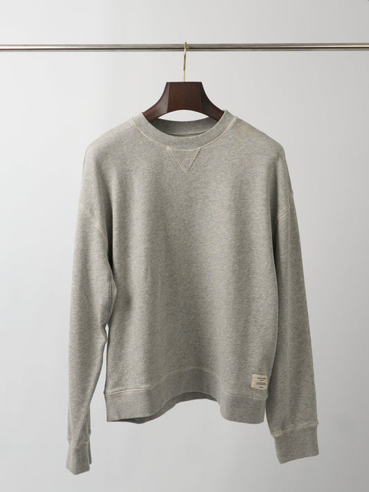Organic Cotton Sweatshirt Grey Melange