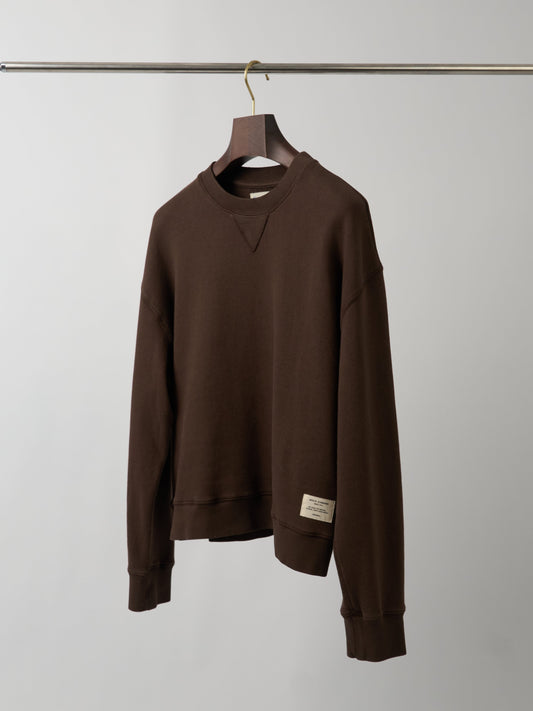 Organic Cotton Sweatshirt – Chocolate