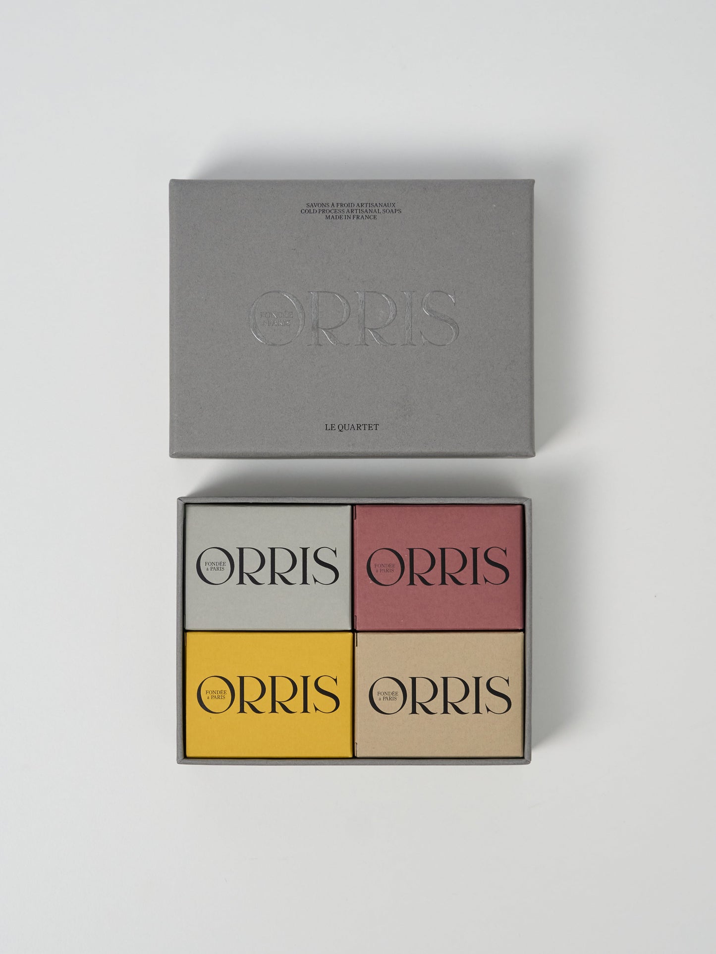ORRIS Le Quartet Face and Body Soap Set 4 × 115 g
