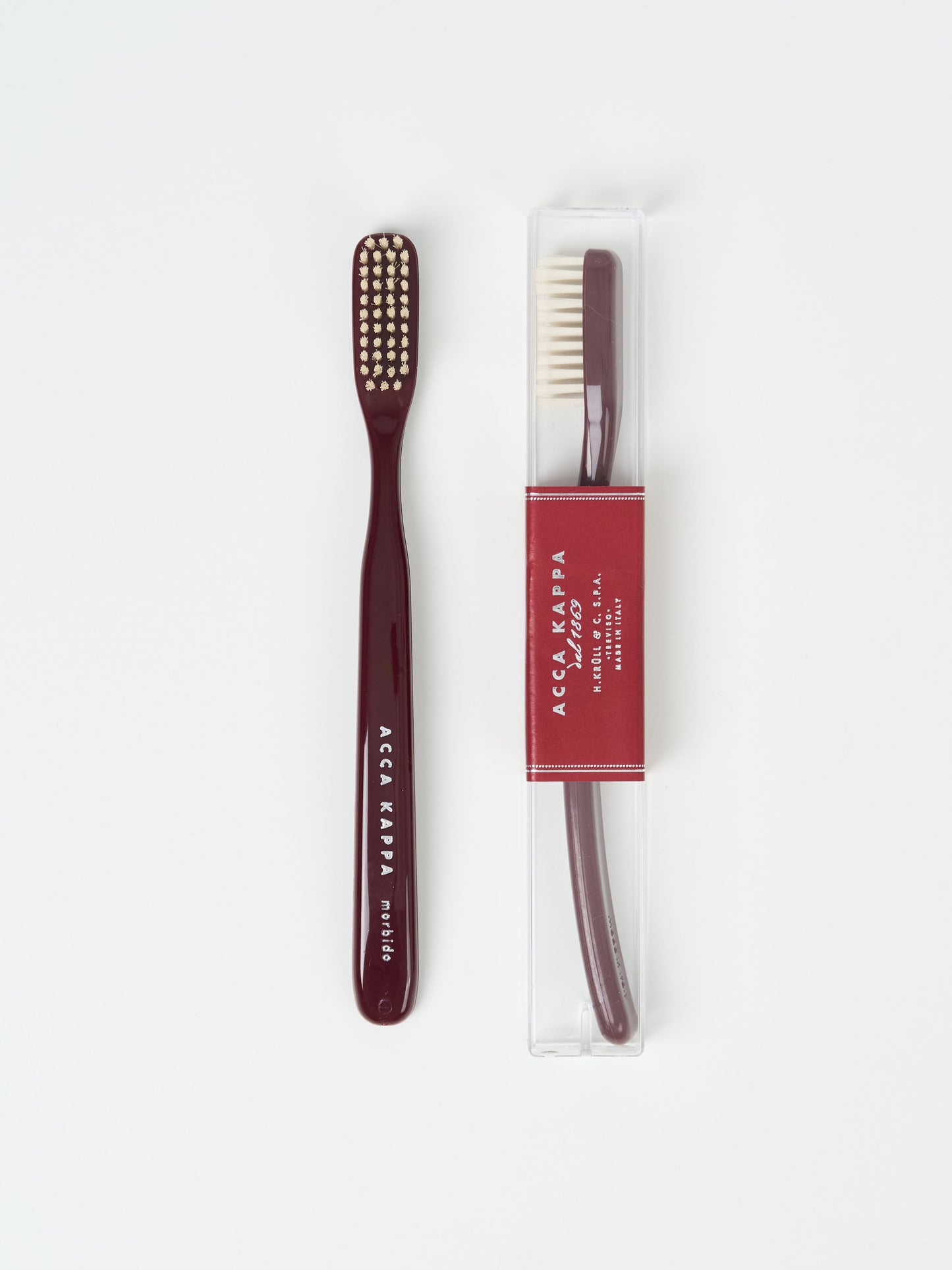 Toothbrush - Burgundy, Soft Bristle