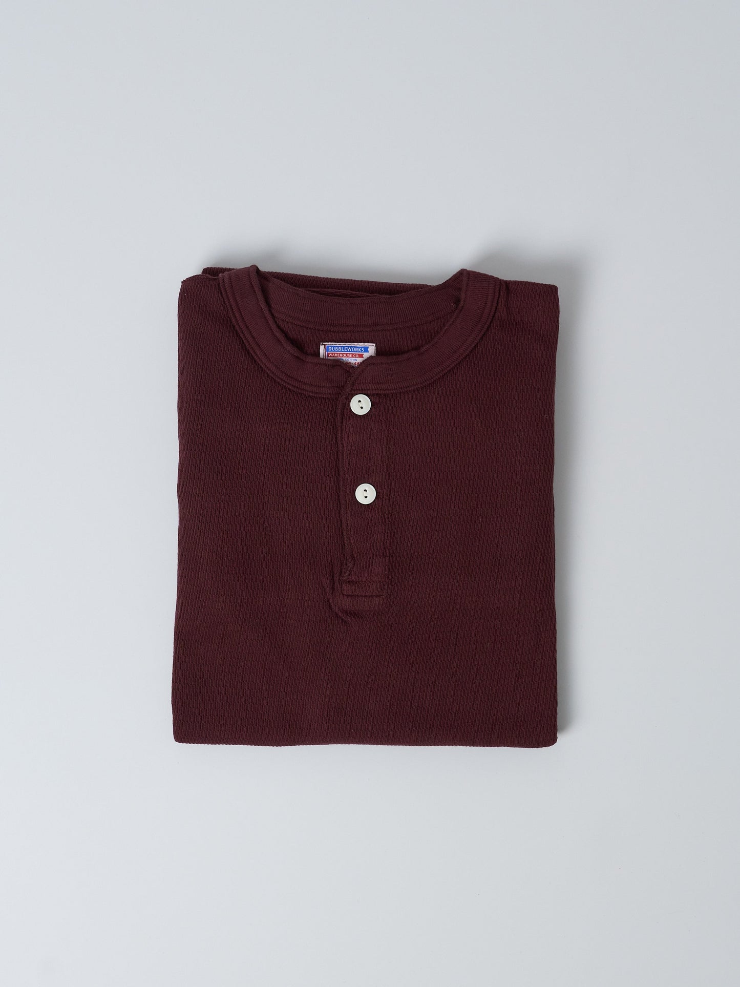 Thermal Henley - Bordeaux