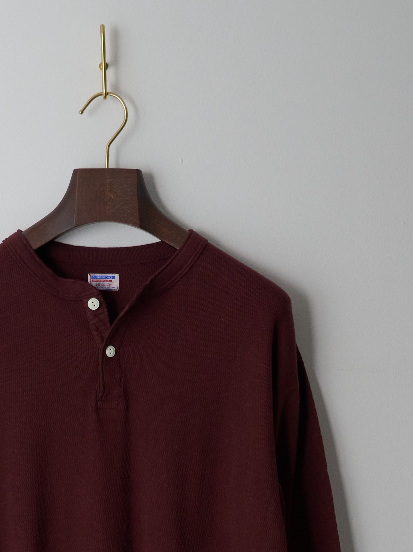 Thermal Henley - Bordeaux