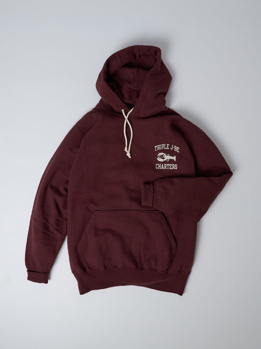 Triple J-Be Charters Hoodie - Bordeaux