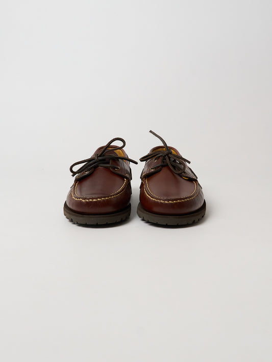 Paraboot Malo-Raid Boat Shoe in Marron Lis América