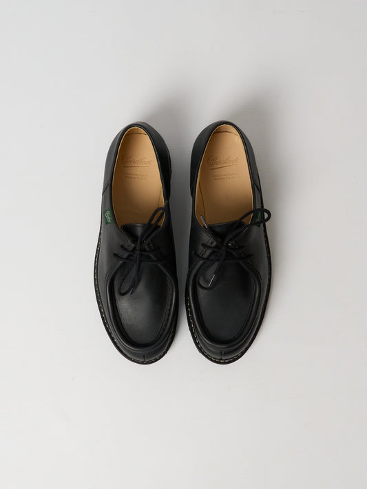 Paraboot Michael Marche Shoe in Black Lisse Noir