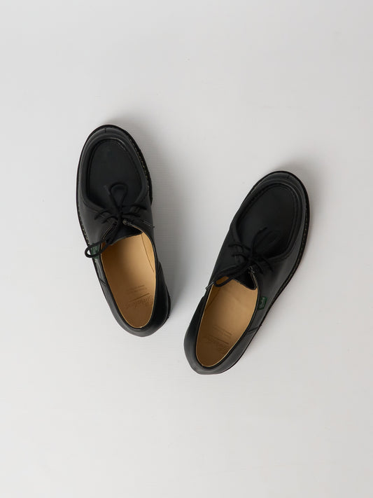 Paraboot Michael Marche Shoe in Black Lisse Noir