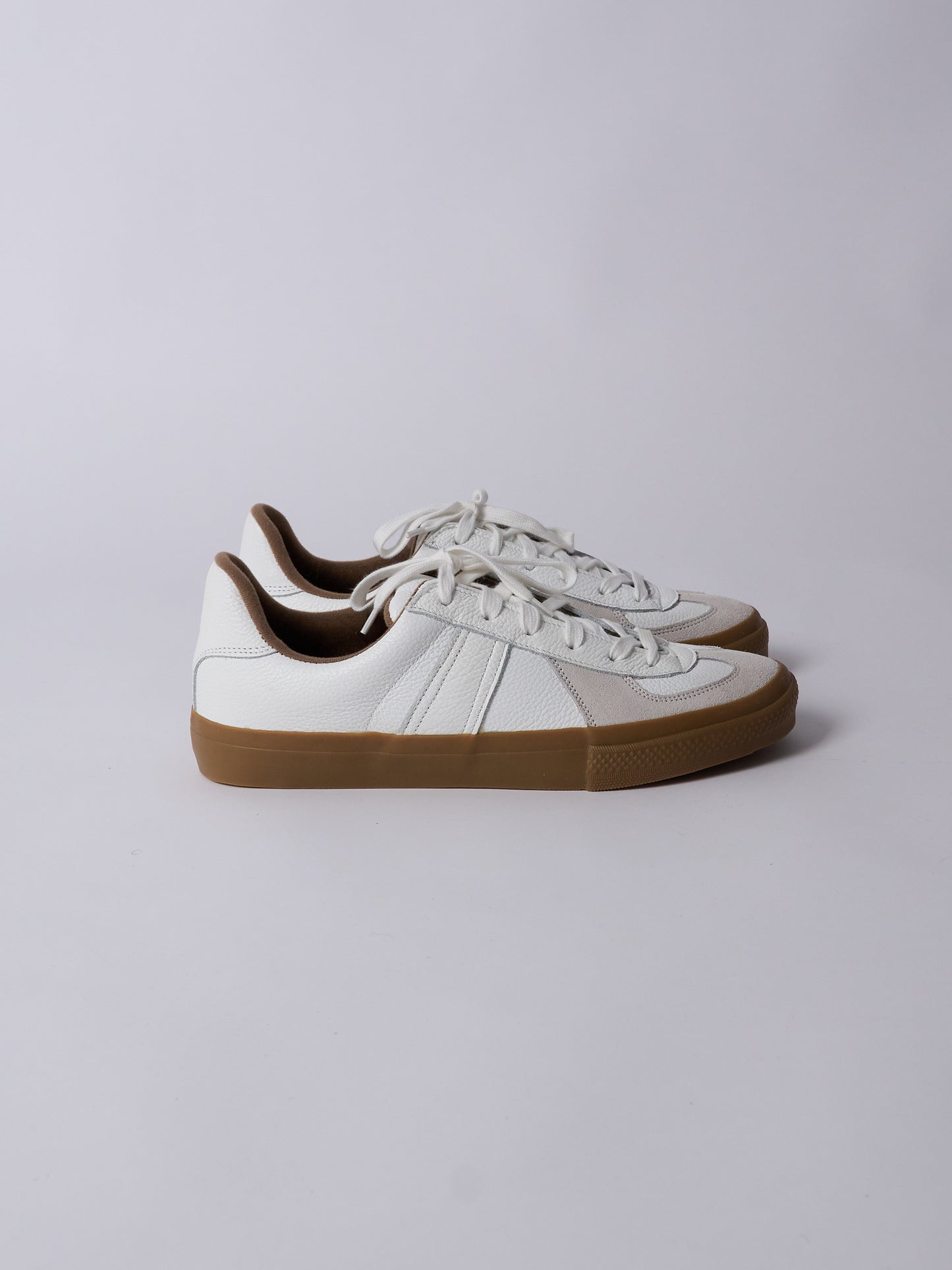 German Military Trainer – Skateboarding Model (White Leather)