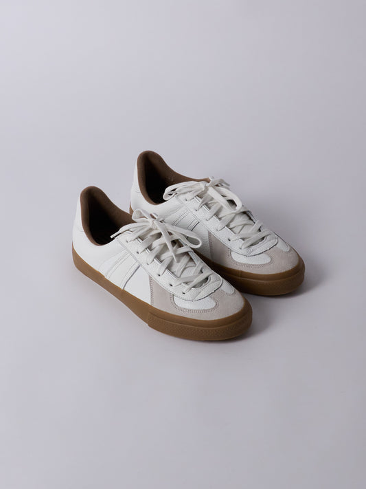German Military Trainer – Skateboarding Model (White Leather)