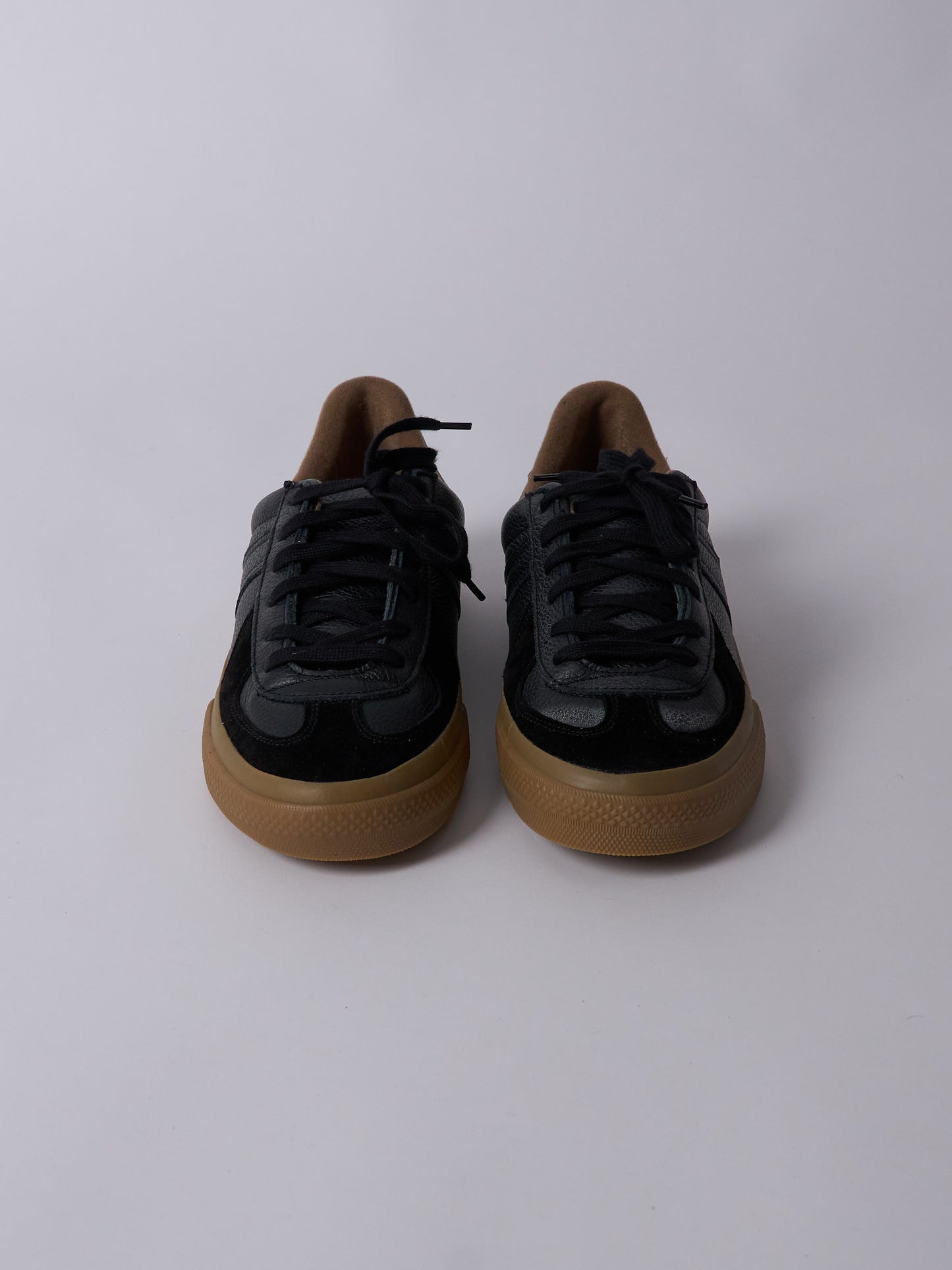 German Military Trainer – Skateboarding Model (Black Leather)