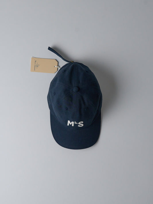MbS Logo Cap – Organic Cotton Gabardine (68 Night Blue)