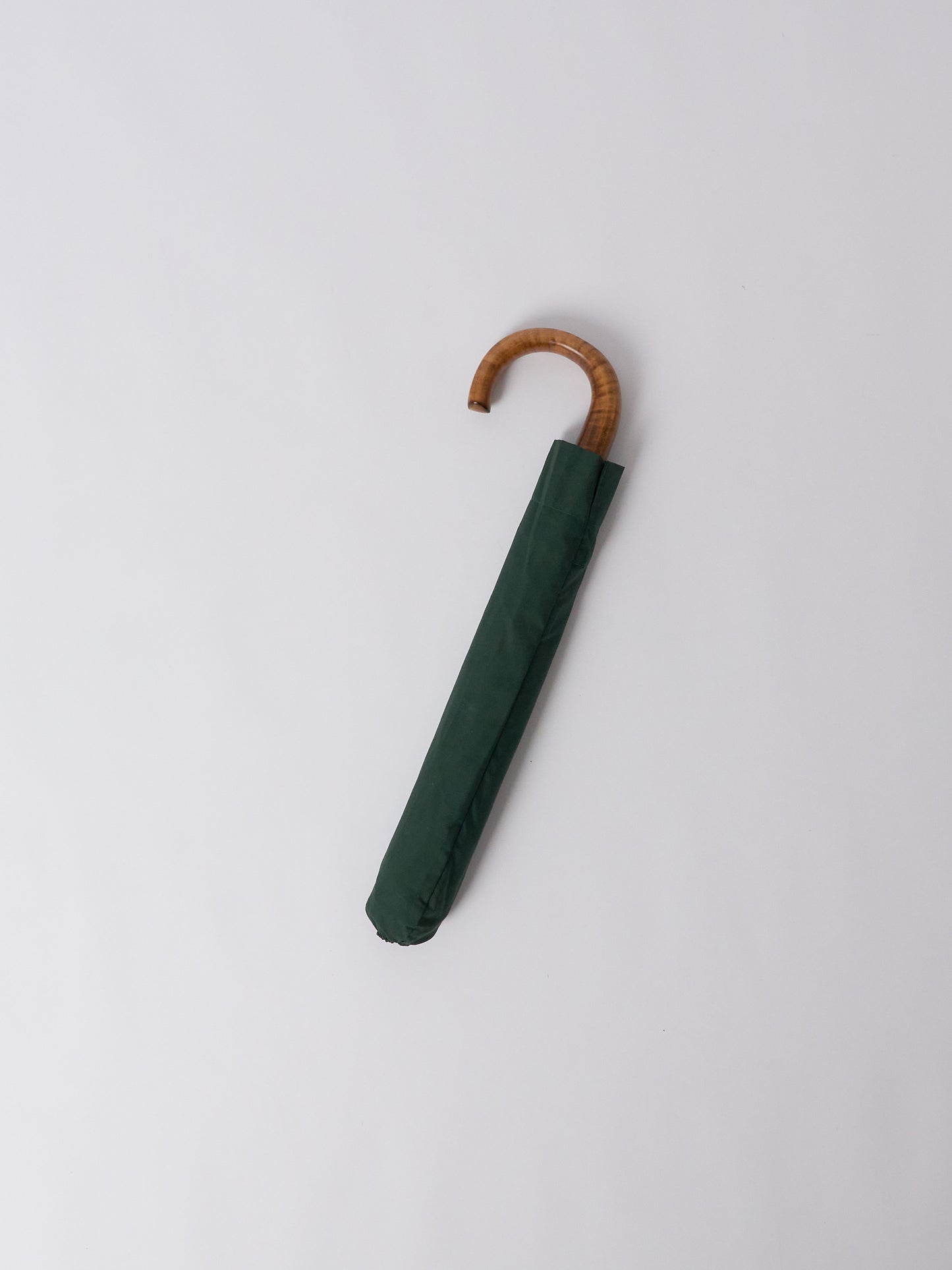 Telescopic Umbrella, Maple Crook, Automatic, TEL5 - Racing Green