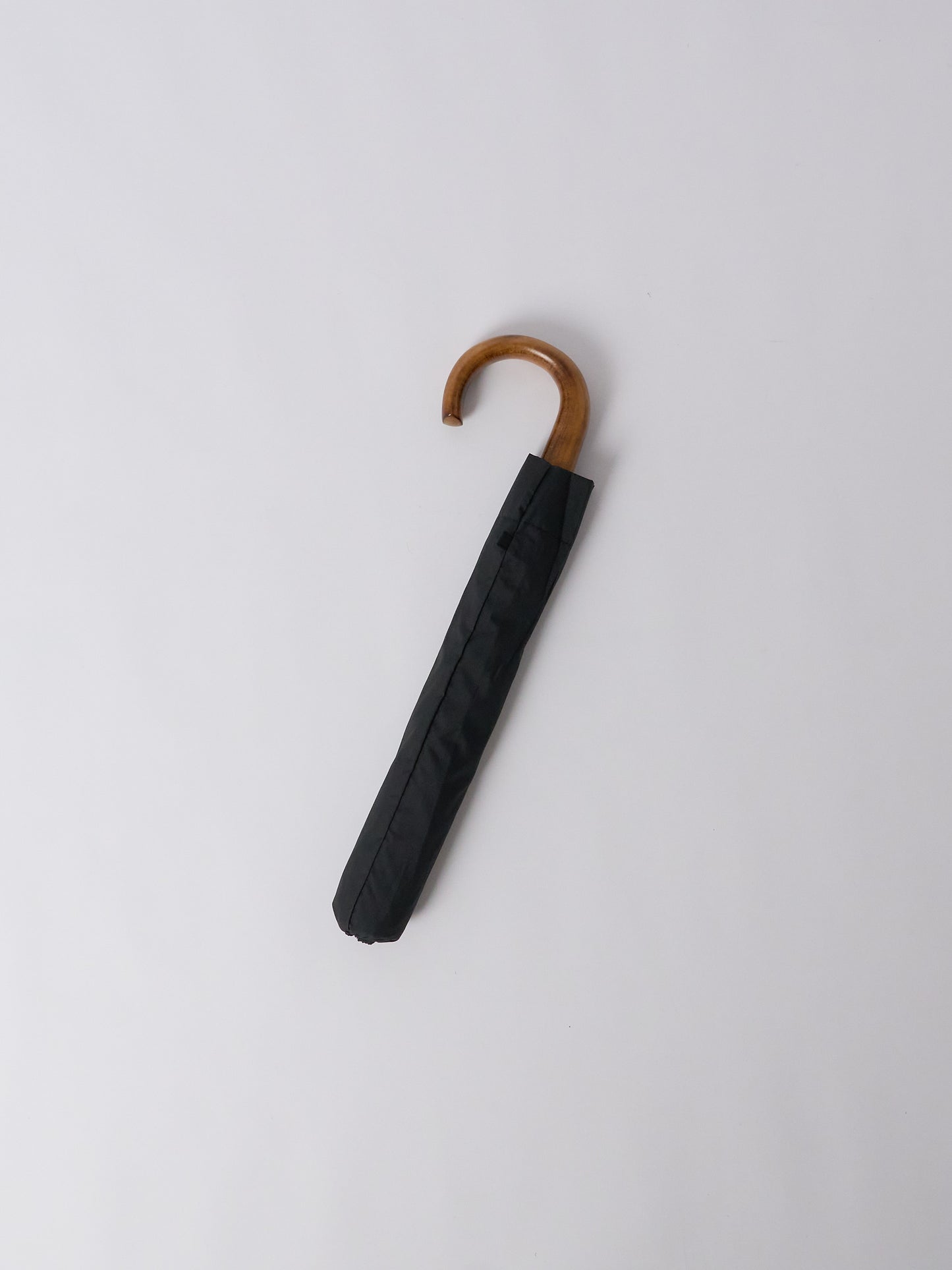 Telescopic Umbrella, Maple Crook, Automatic, TEL5 - Black