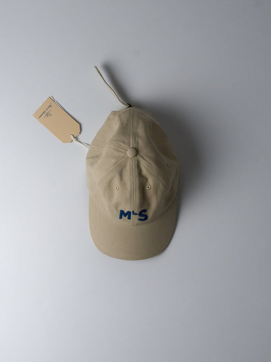 MbS Logo Cap – Organic Cotton Gabardine (161 Light Khaki)