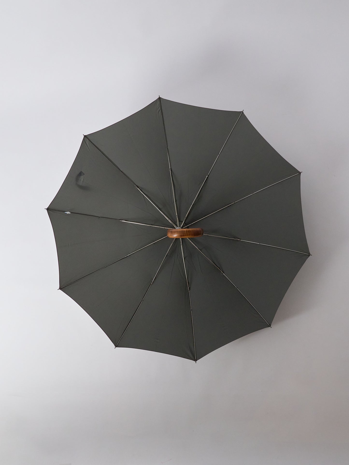 Telescopic Umbrella, Maple Crook, Automatic, TEL5 - Grey