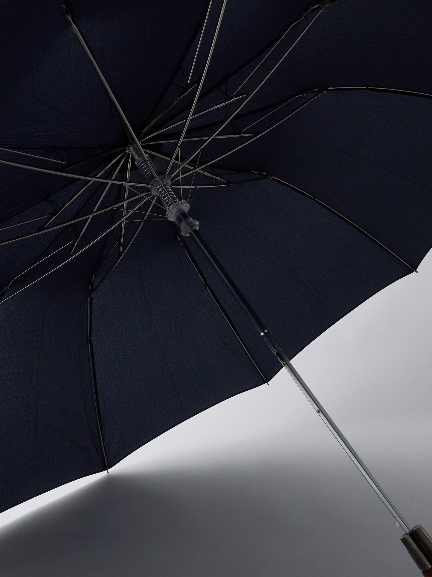 Telescopic Umbrella, Maple Crook, Automatic, TEL5 - Navy