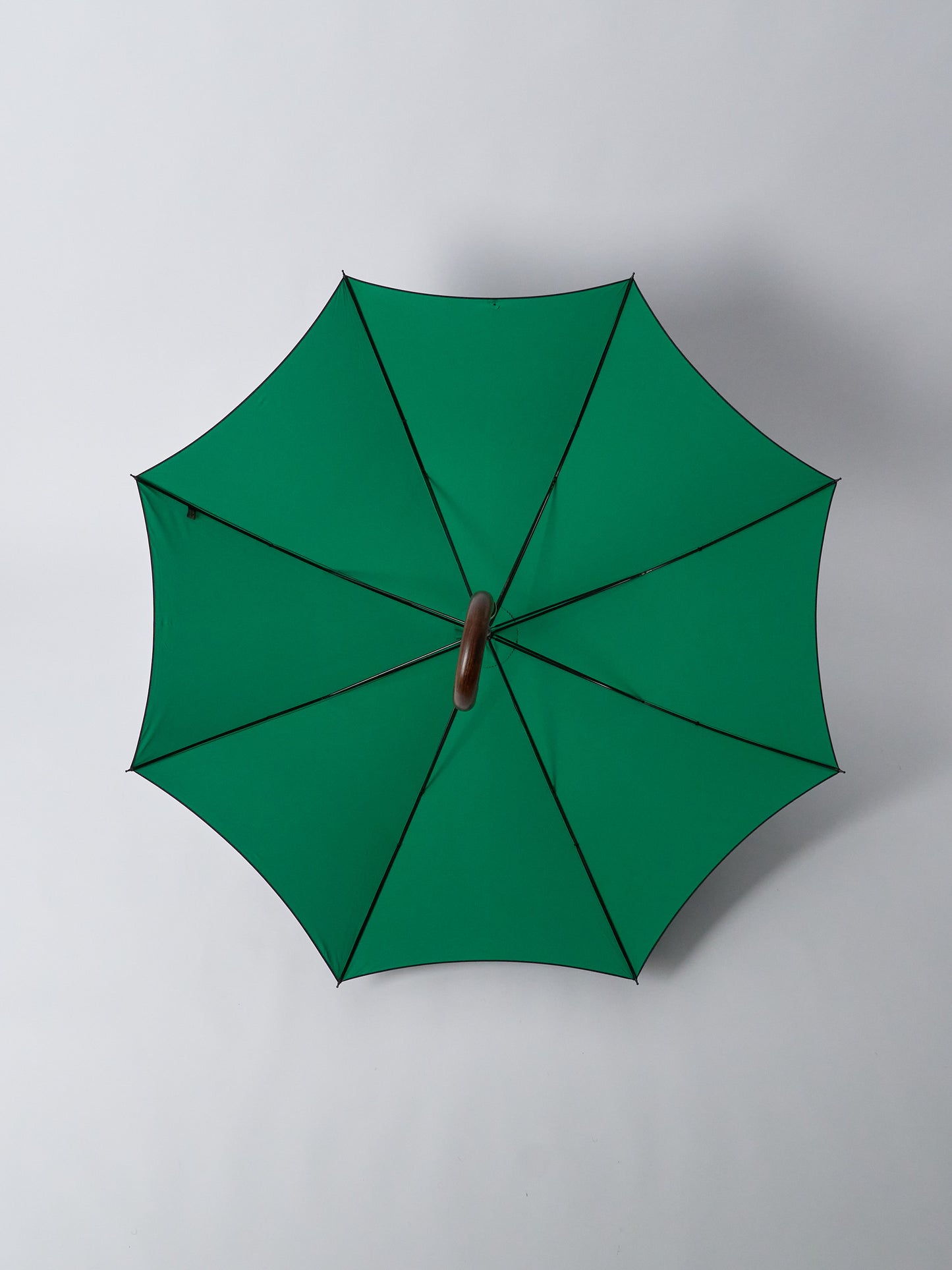 GT1 Double Faced Hardwood Umbrella - Black/Emerald Green