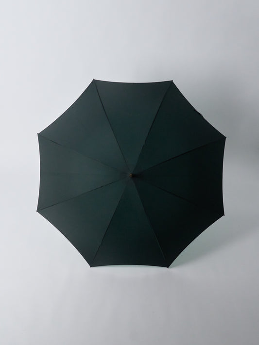 GT1 Double Faced Hardwood Umbrella - Black/Emerald Green