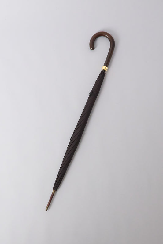 GT1 Double Faced Hardwood Umbrella - Black/Wine