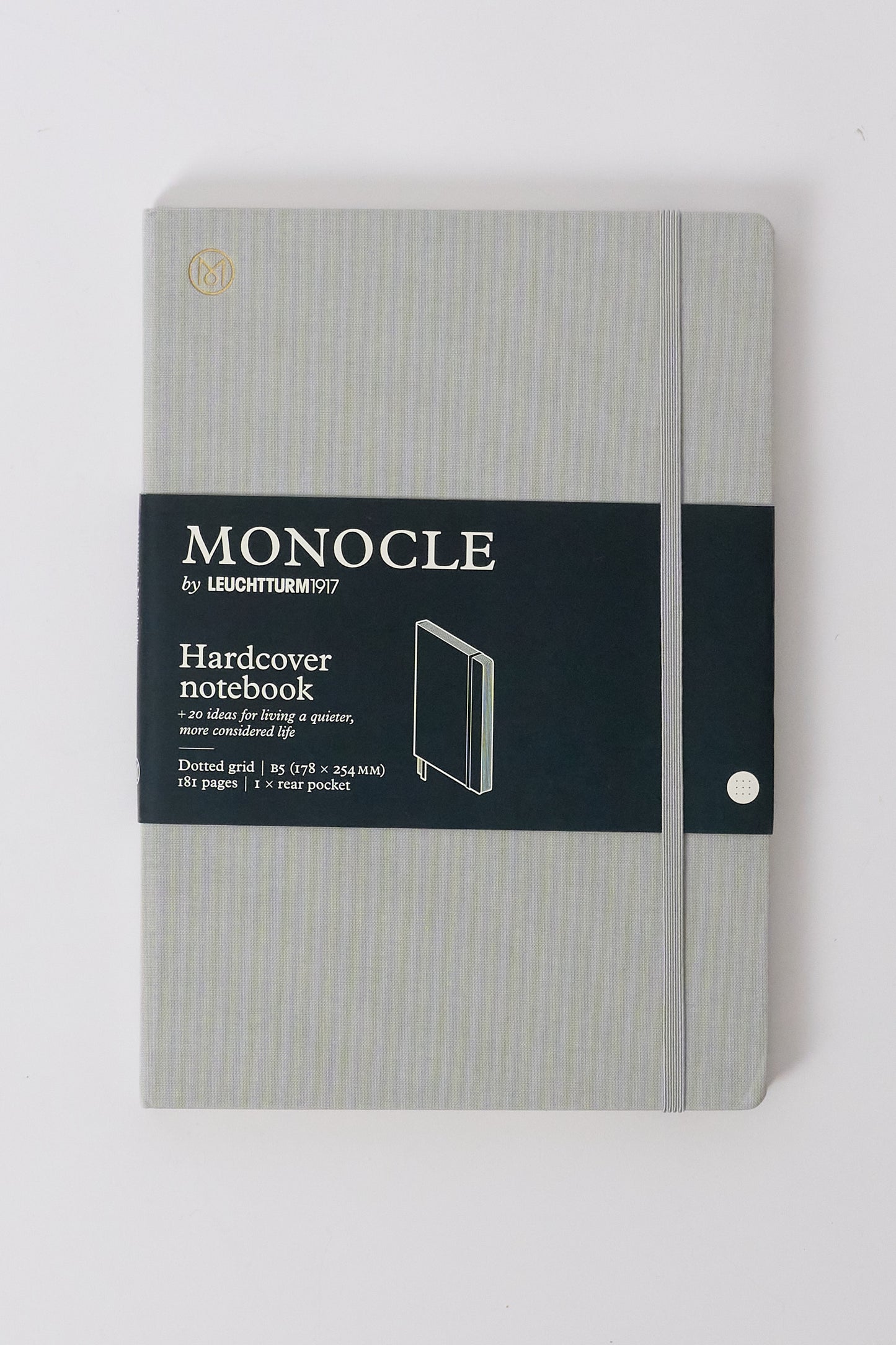 Monocle x Leuchtturm1917 hardcover linen notebook (B5) - Grey