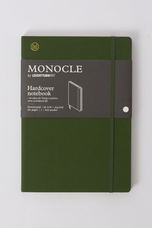 Monocle x Leuchtturm1917 hardcover linen notebook (B5) - Olive