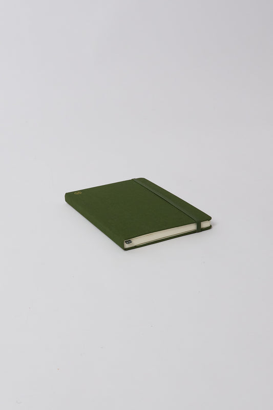 Monocle x Leuchtturm1917 hardcover linen notebook (B6+) - Olive